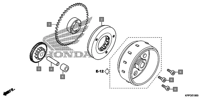 E-10 STARTING CLUTCH