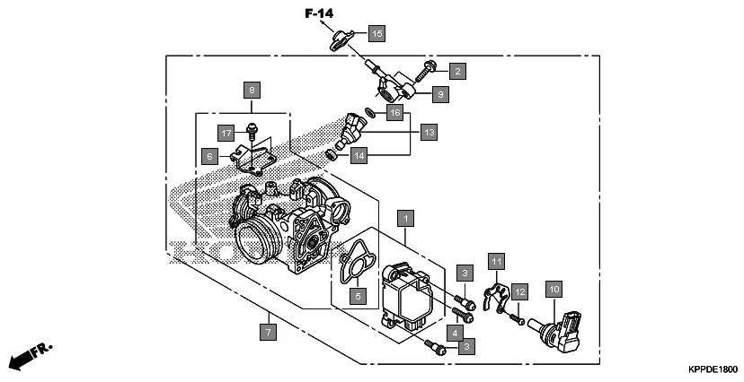 E-18 THROTTLE BODY