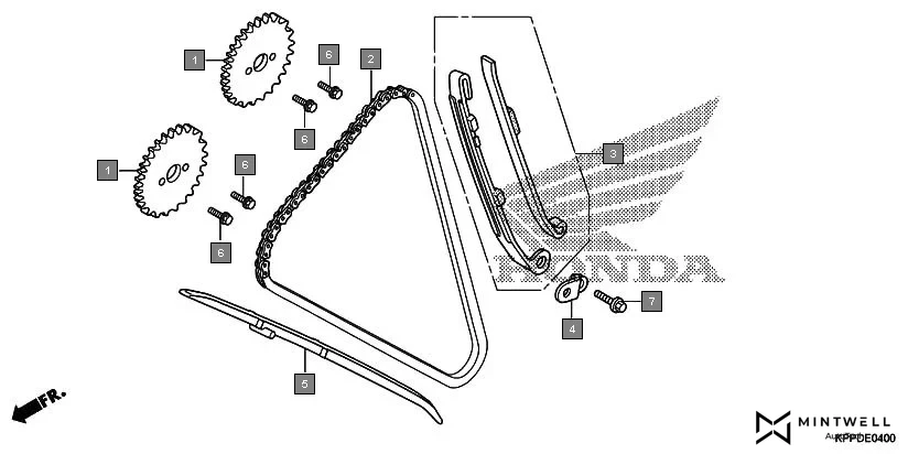 E-4 CAM CHAIN/TENSIONER
