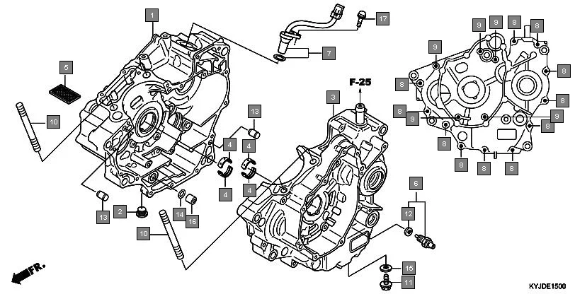 E-15 CRANKCASE