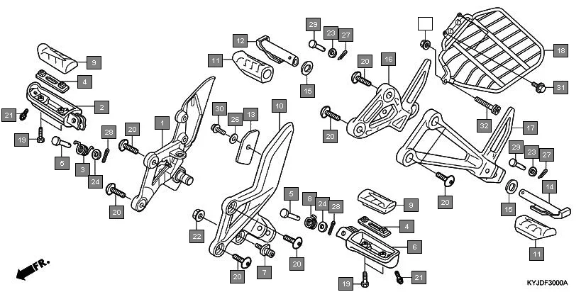 F-30 STEP diagram showing 94050-08070