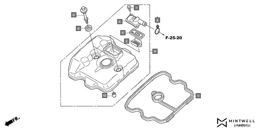 E-1 CYLINDER HEAD COVER