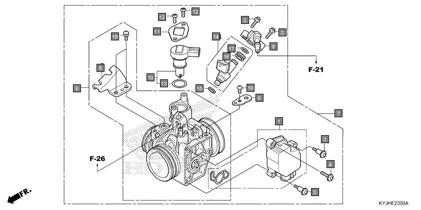 E-23 THROTTLE BODY