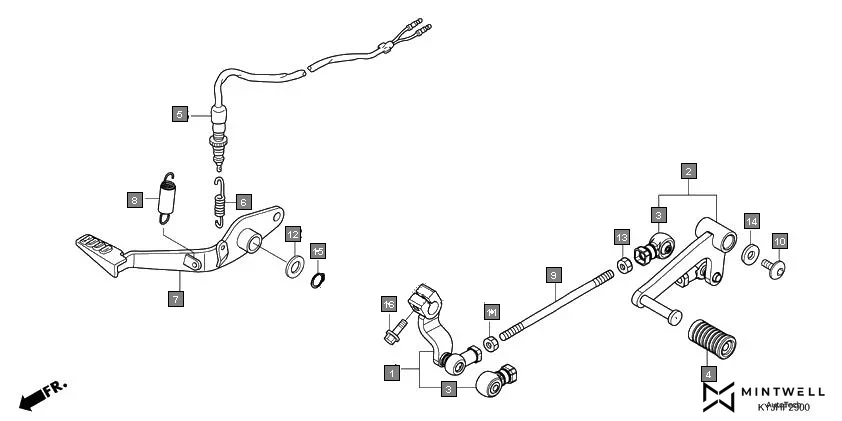 F-29 PEDAL diagram showing 94103-06700