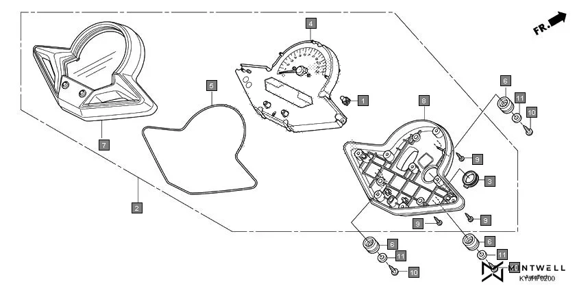 F-2 METER diagram showing 93903-22480
