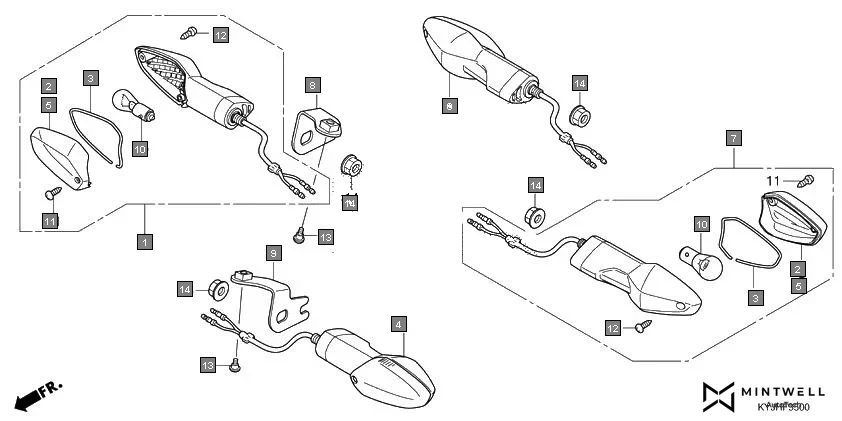 F-35 WINKER diagram showing 90133-KPP-T00