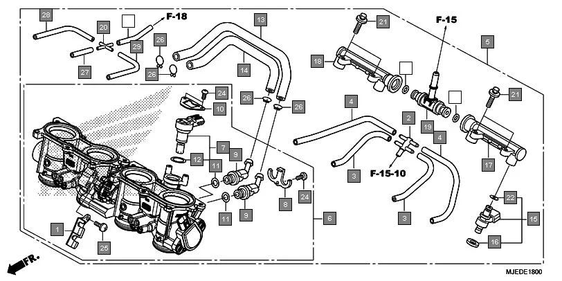 E-18 THROTTLE BODY