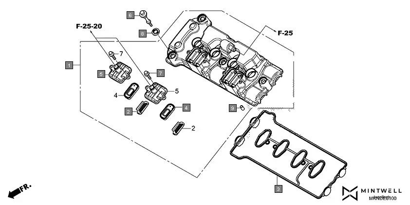 E-1 CYLINDER HEAD COVER