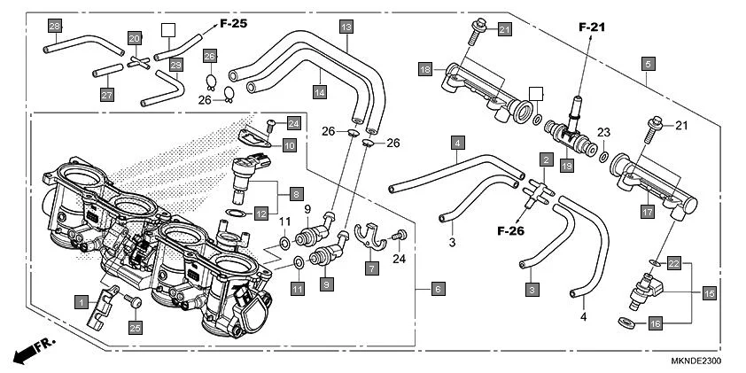 E-23 THROTTLE BODY