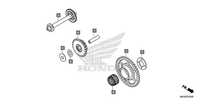 E-9 STARTING DRIVEN GEAR