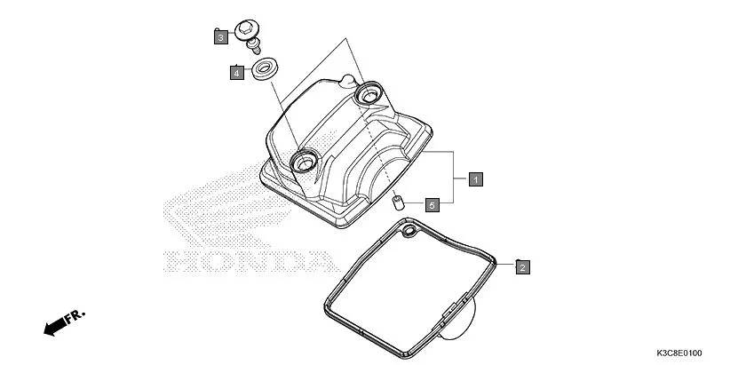 E-1 CYLINDER HEAD COVER