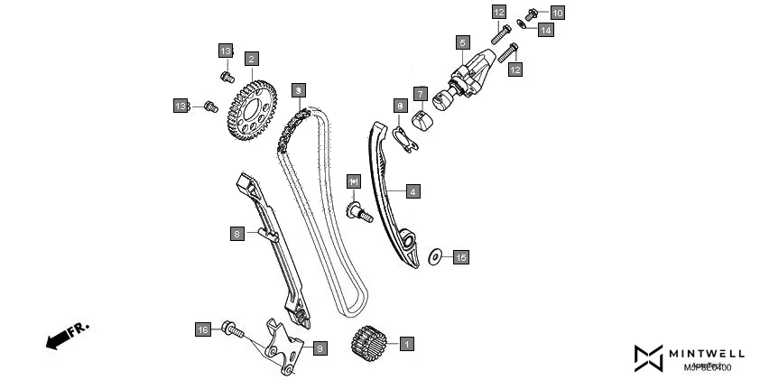 E-4 CAM CHAIN/TENSIONER