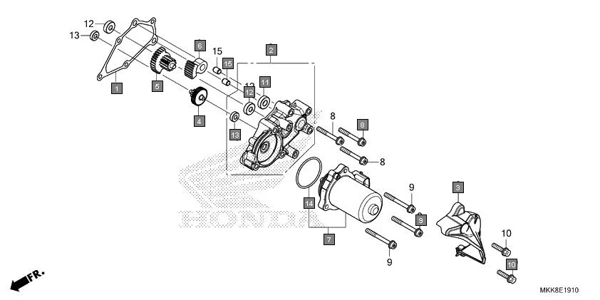 E-19-10 REDUCTION GEAR