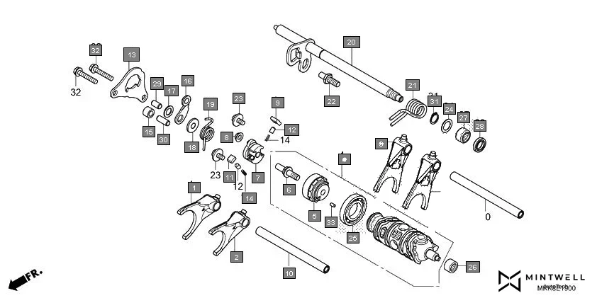 E-19 GEARSHIFT DRUM
