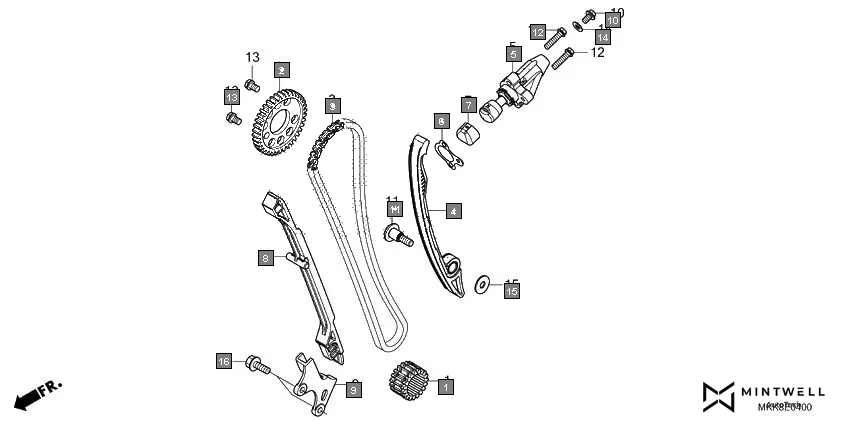 E-4 CAM CHAIN/TENSIONER