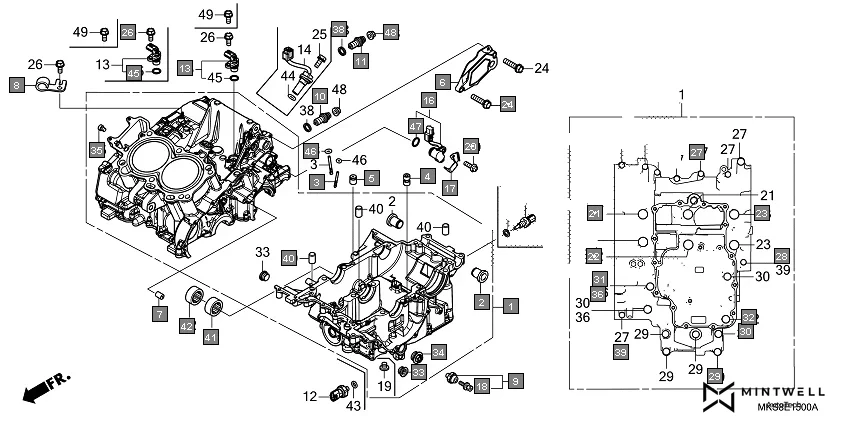 E-15 CRANKCASE
