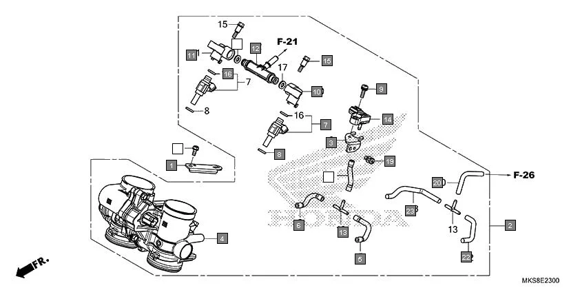 E-23 THROTTLE BODY