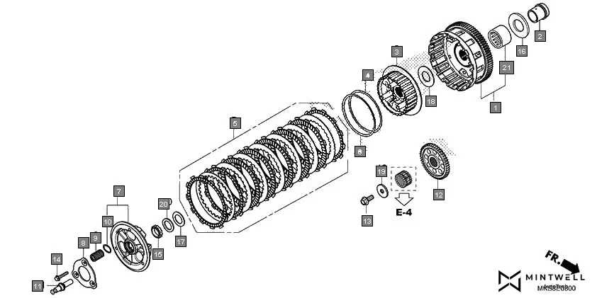 E-8 CLUTCH(CRF1100AL2)