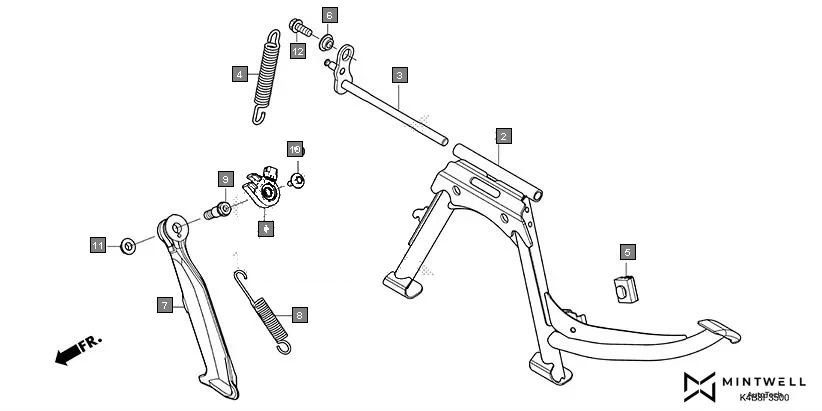 F-35 STAND diagram showing 95701-08020-00