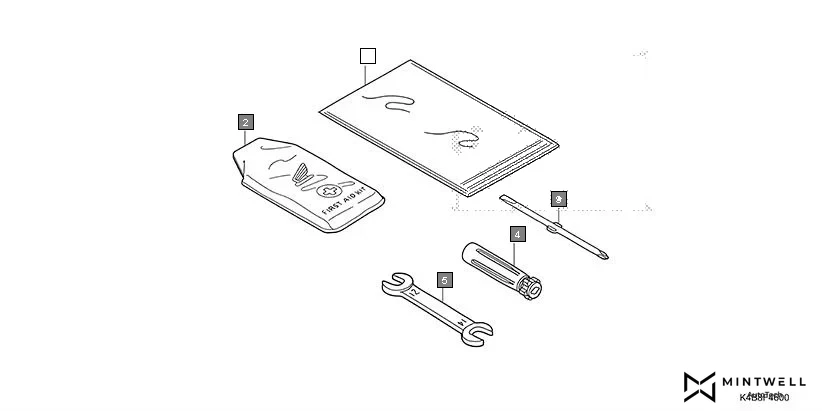 F-46 TOOL diagram showing 89103-KPL-900