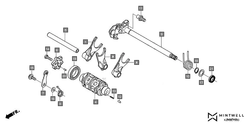E-19 GEARSHIFT DRUM