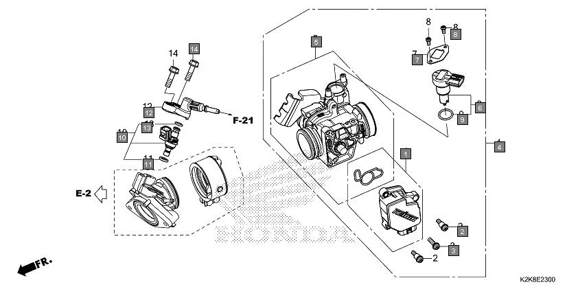 E-23 THROTTLE BODY/INJECTOR