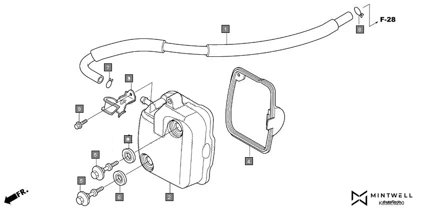 E-2 CYLINDER HEAD COVER
