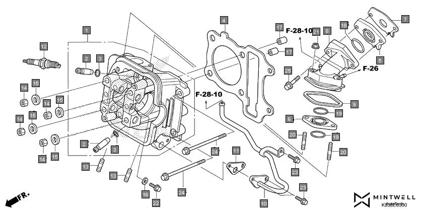 E-3 CYLINDER HEAD