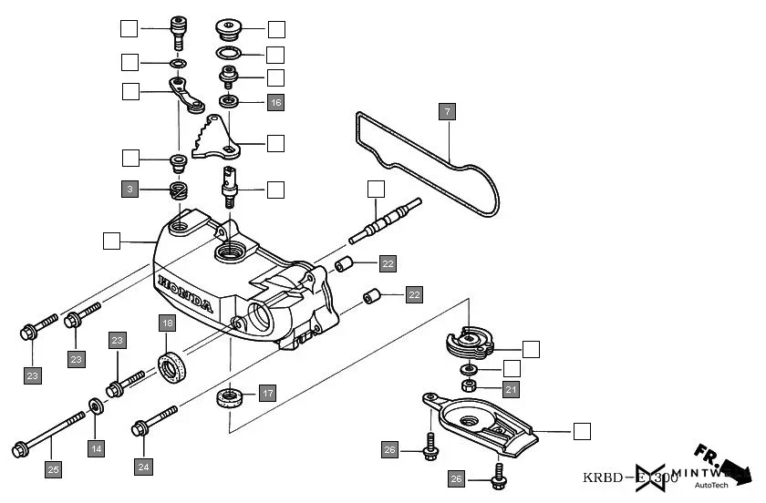 E-13 GEARSHIFT COVER