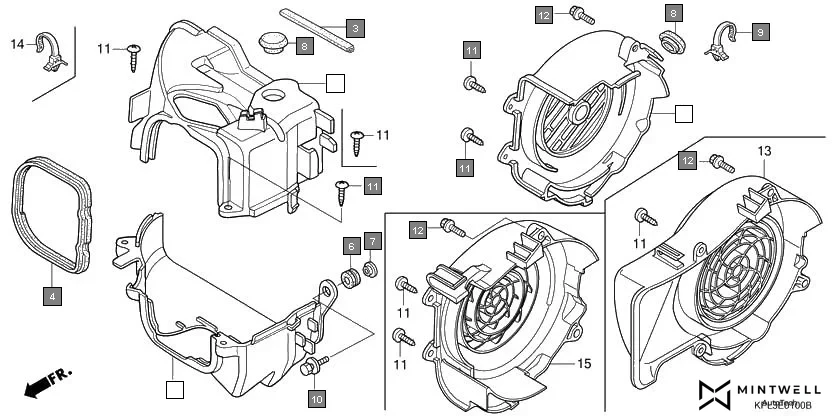 E-1 SHROUD/FAN COVER