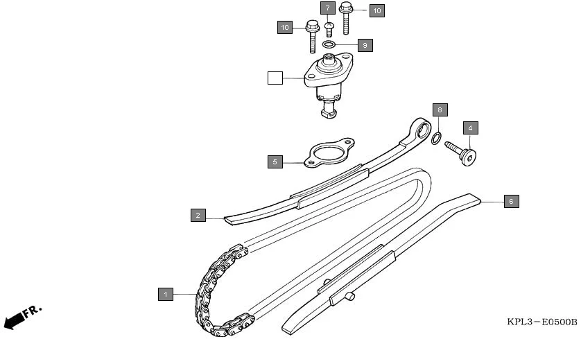 E-5 CAM CHAIN/TENSIONER