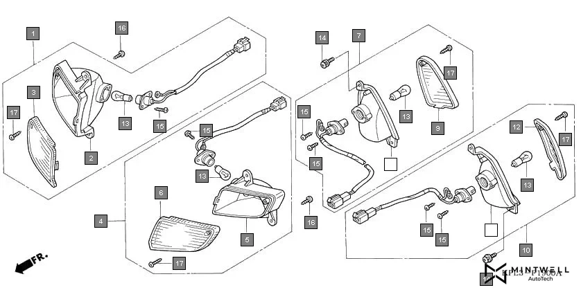 F-19 WINKER(SCV100CM2) diagram showing 33652-KPL-901