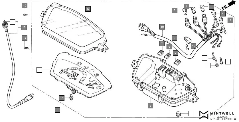 F-2 METER(SCV100CM2,5) diagram showing 37210-KPL-901