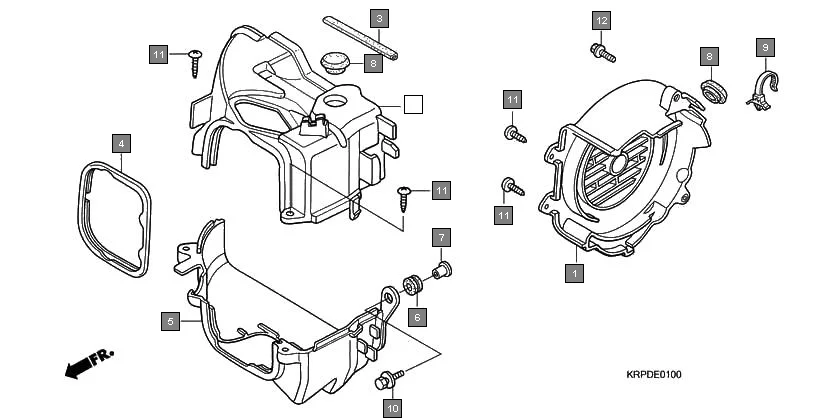 E-1 SHROUD/FAN COVER
