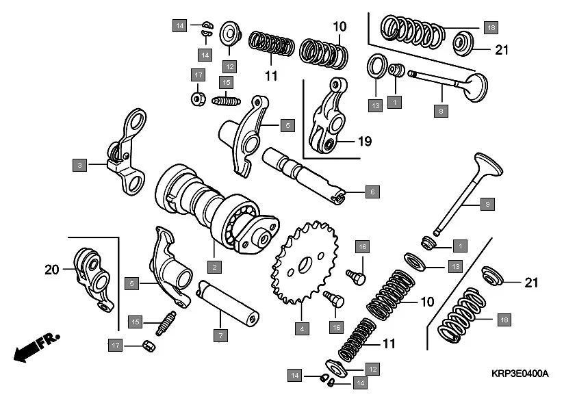 E-4 CAMSHAFT/VALVE