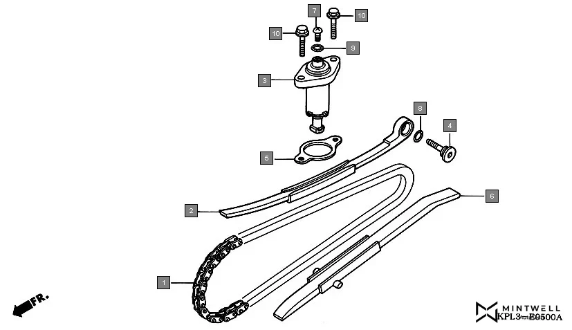 E-5 CAM CHAIN/TENSIONER