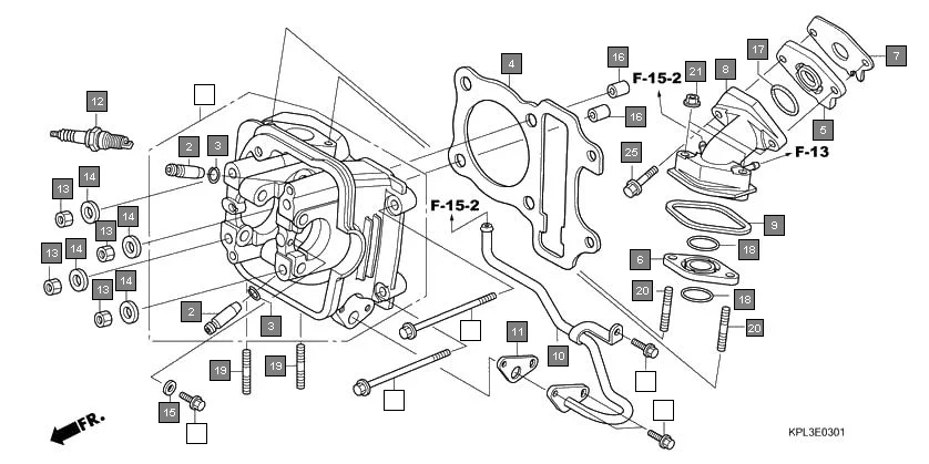 E-3-1 CYLINDER HEAD(SCV1109,B,D,E)