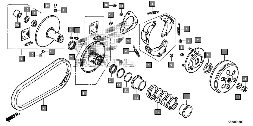 E-13 DRIVEN FACE(SCV110FC/FBC)