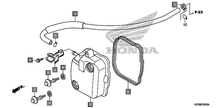 E-2 CYLINDER HEAD COVER