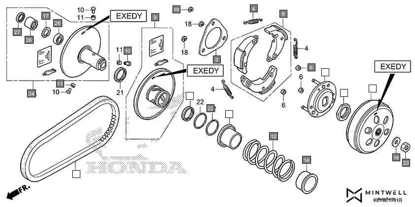 E-17-1 DRIVEN FACE(EXEDY)