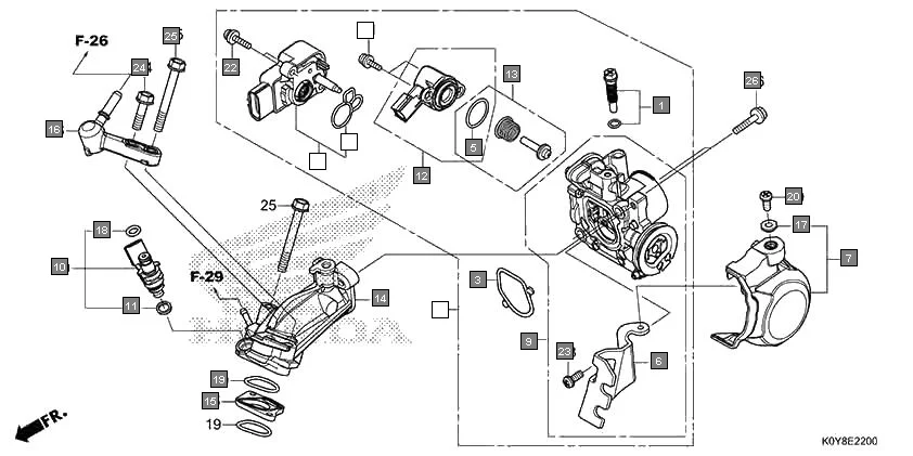 E-22 THROTTLE BODY