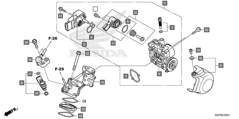 E-22-1 THROTTLE BODY(2)