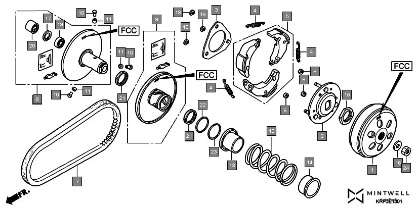 E-13-1 DRIVEN FACE(F.C.C.)(2)