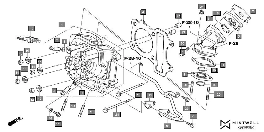 E-3 CYLINDER HEAD