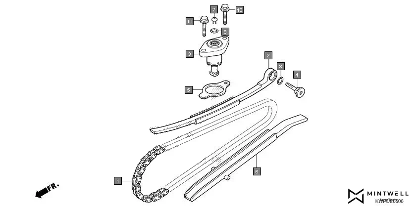 E-5 CAM CHAIN/TENSIONER