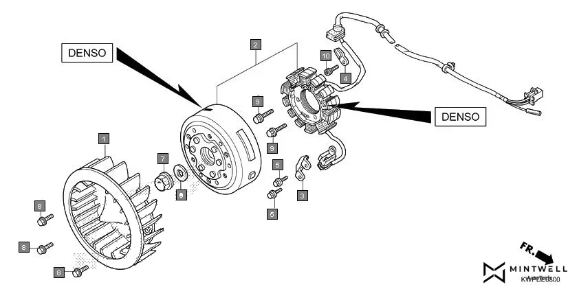 E-8 GENERATOR(DENSO)