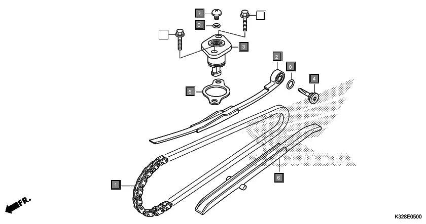 E-5 CAM CHAIN/TENSIONER