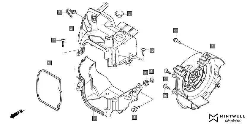 E-1 SHROUD/FAN COVER