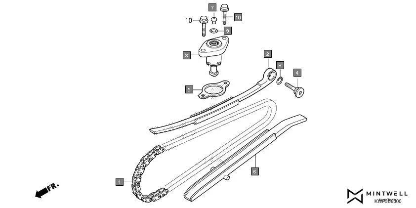 E-5 CAM CHAIN/TENSIONER