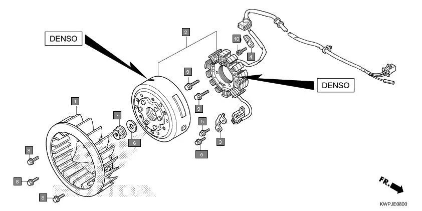 E-8 GENERATOR(DENSO)